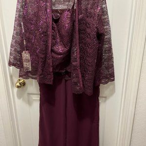 Mother of the Bride Pant Suit Set